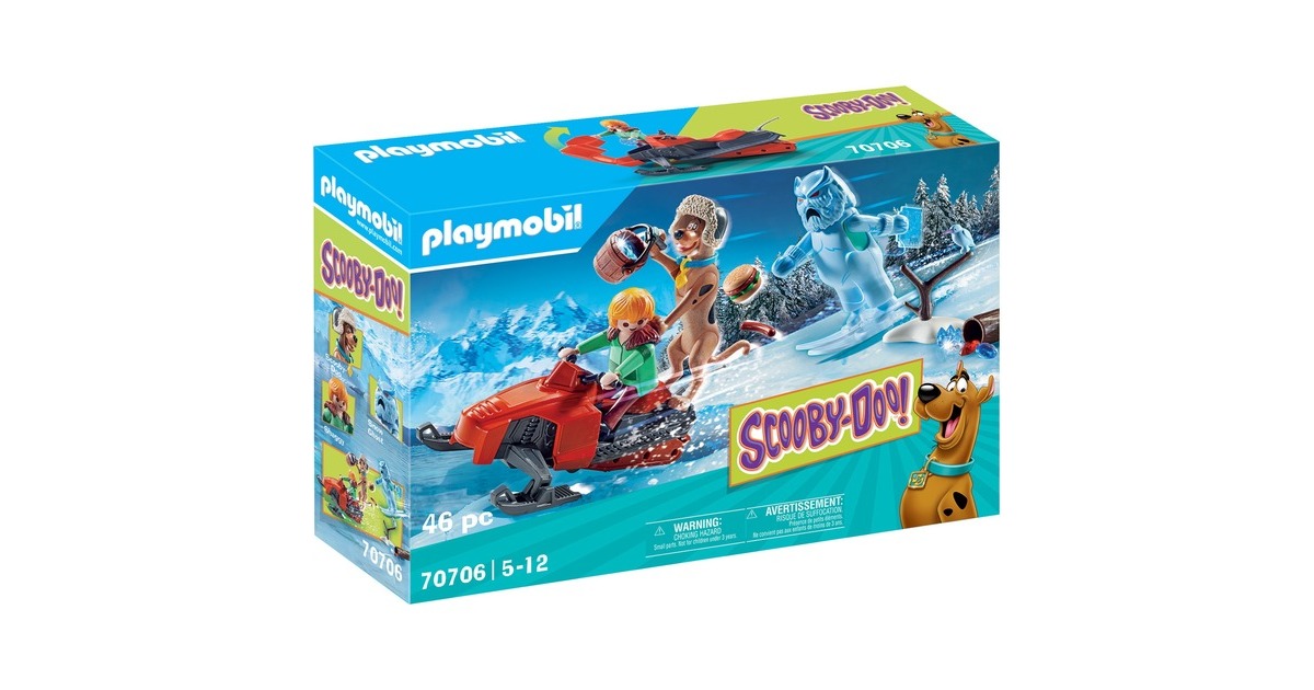 PLAYMOBILSCOOBY-DOO! - Avontuur met Snow Ghost Constructiespeelgoed  (70706)