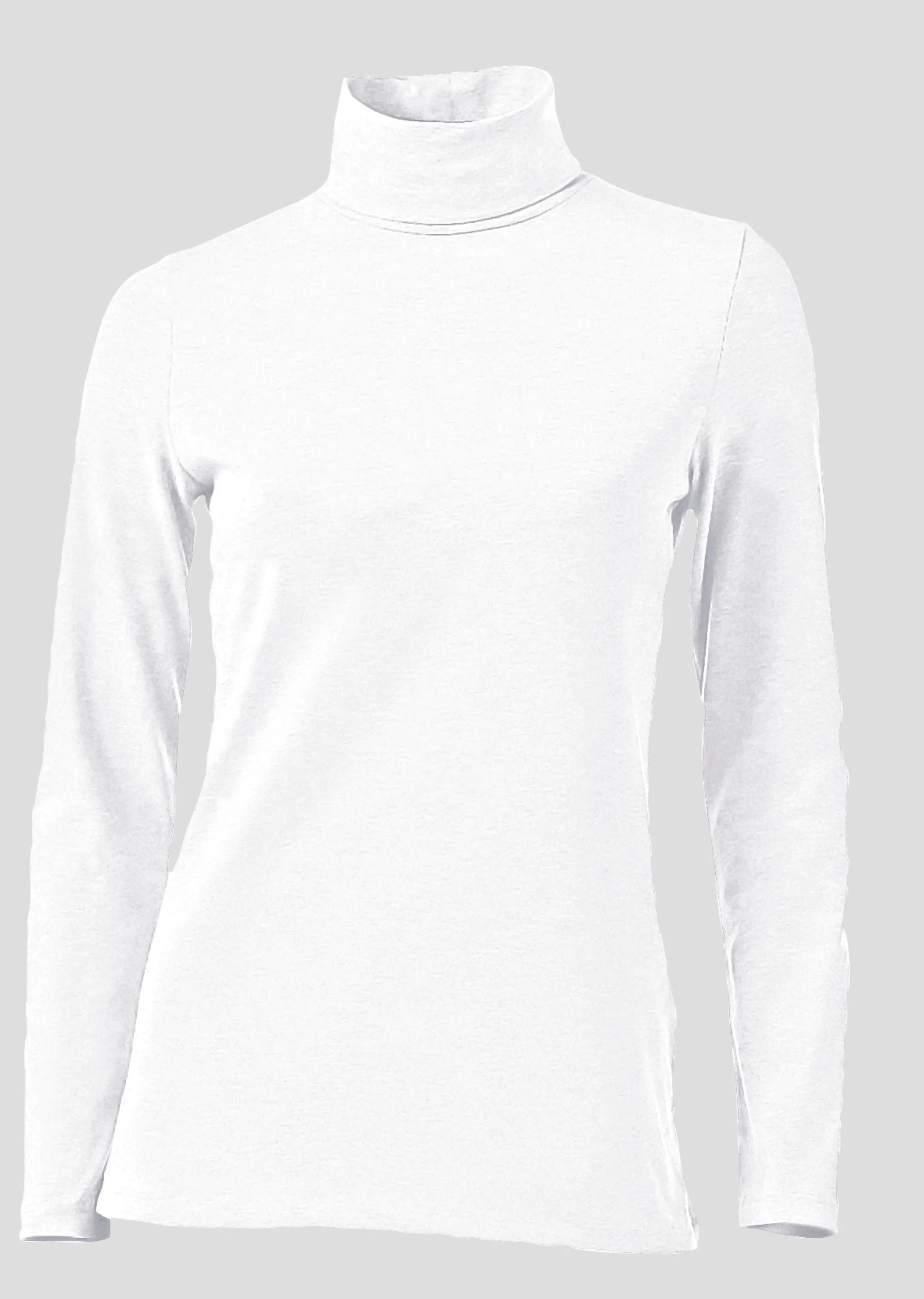 heine Rollkragen-Shirt in weiß