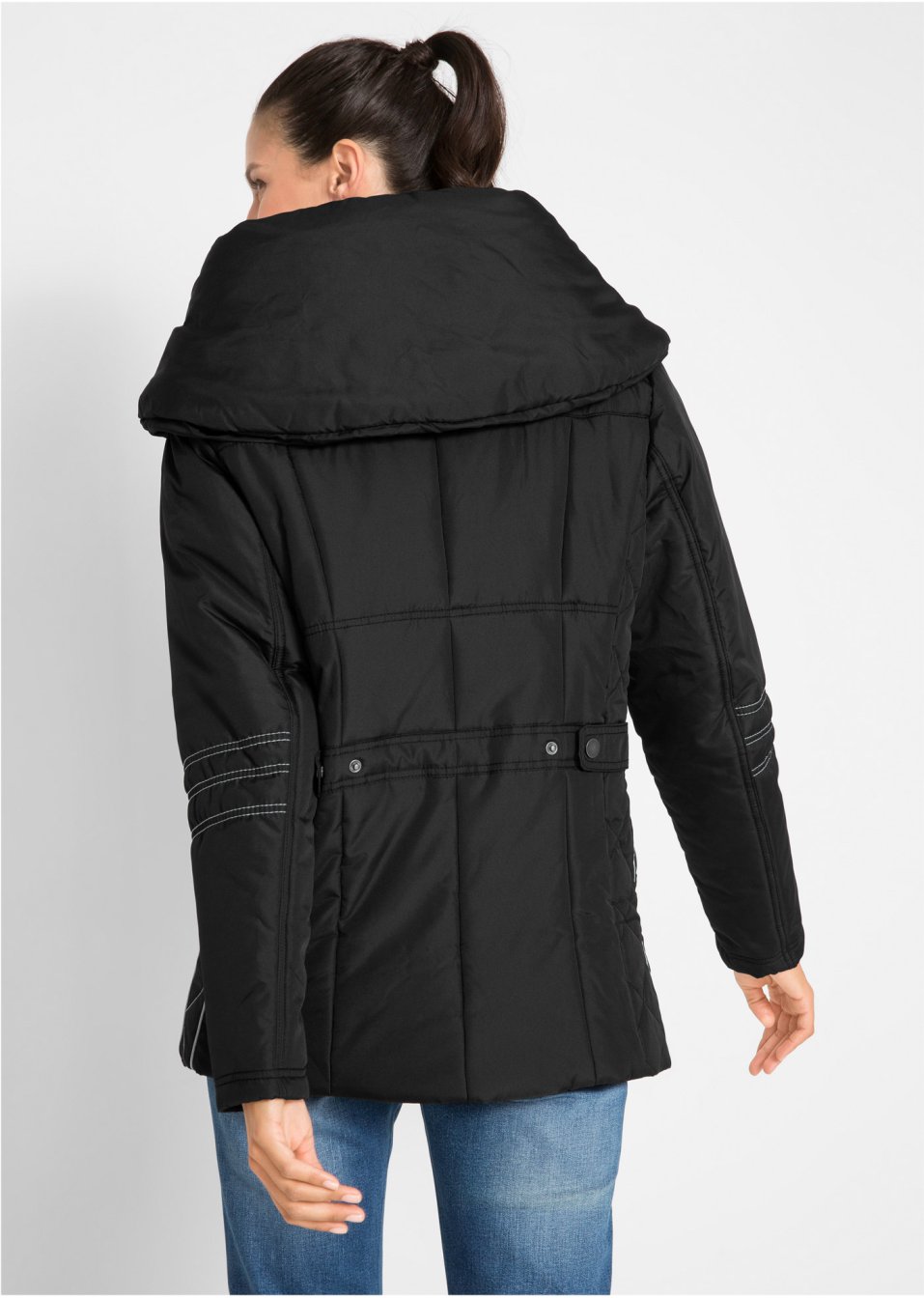 Veste matelassée à grand col