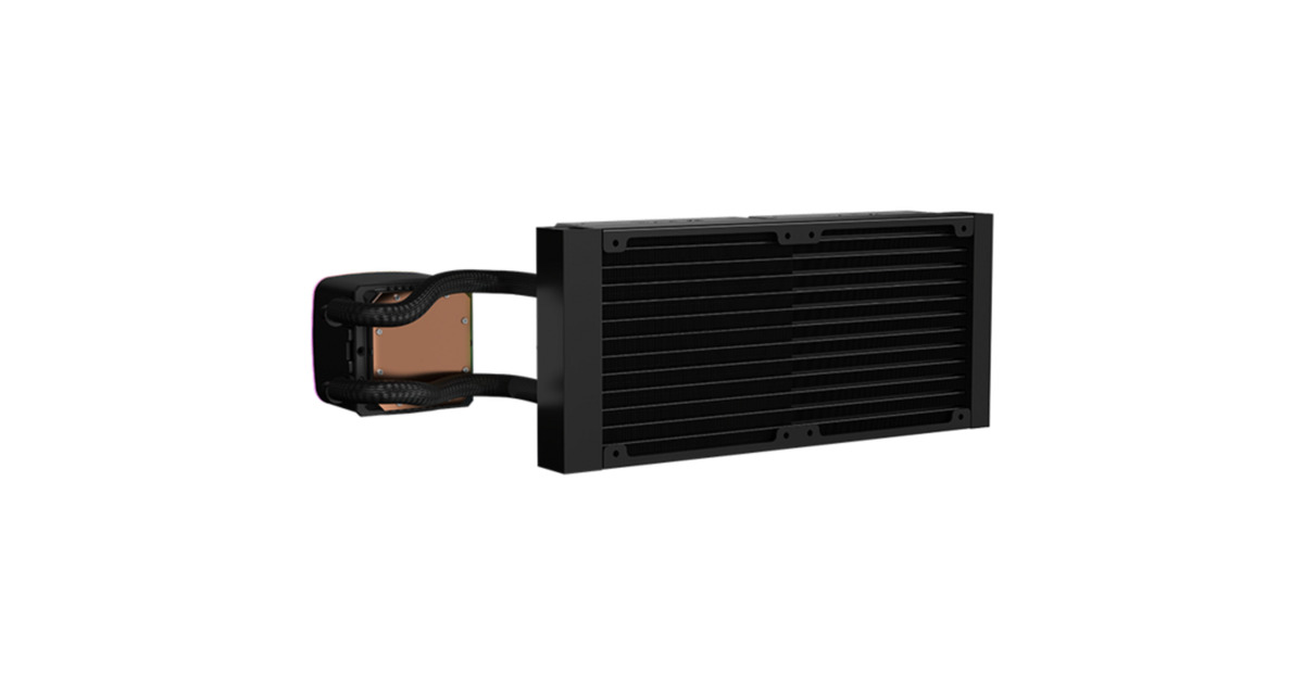 XYZ PC GearAquapulse AIO 240 waterkoeling  (Zwart, ARGB, PWM)