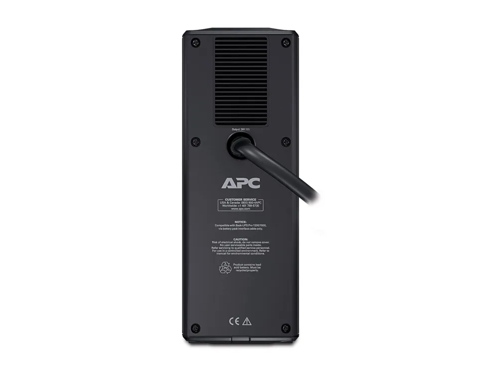 APC Back-UPS Pro Battery Pack 24V - Batterihus - 12 V - 2 x batteri - Blysyre - sort - for P/N: BR1500, BR1500G, BR1500G-BR, BR1500G-CN, BR1500G-FR, BR1500G-GR, BR1500GI, BR1500I