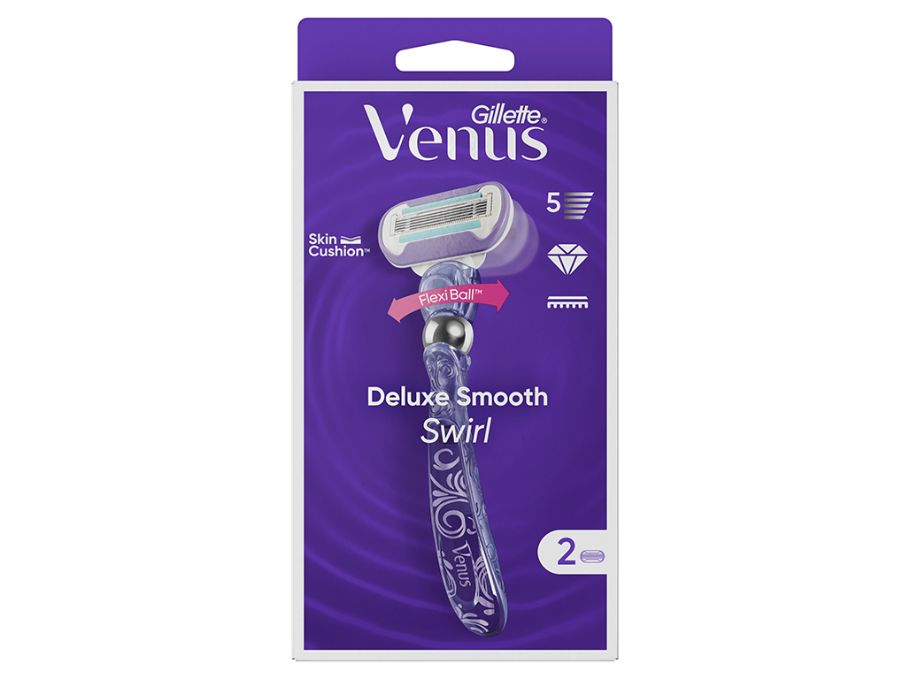 MÁQUINA DEPILATÓRIA VENUS DELUXE SMOOTH SWIRL  1REC