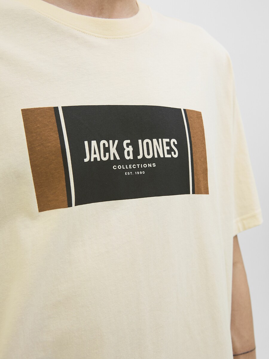 JACK & JONES<br>Camiseta de manga curta Hayato