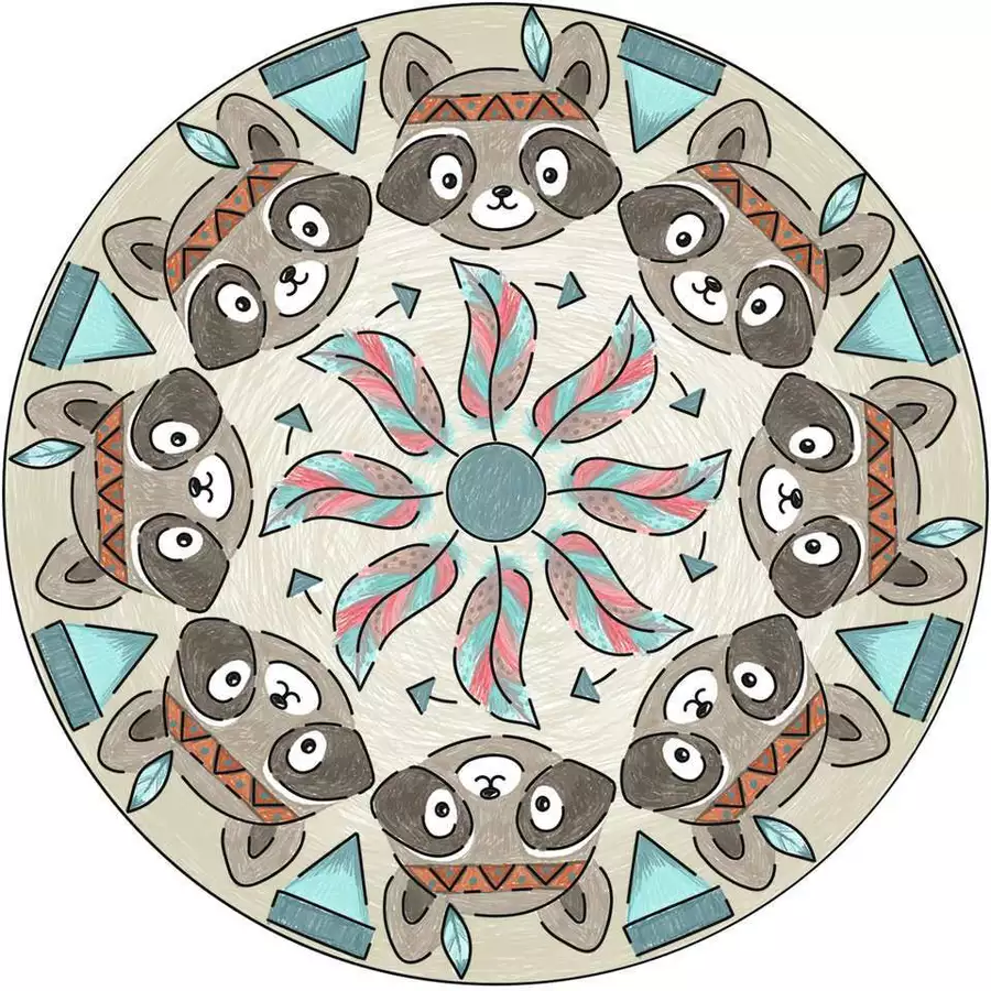 Ravensburger Midi Mandala-Designer Boho Style bunt