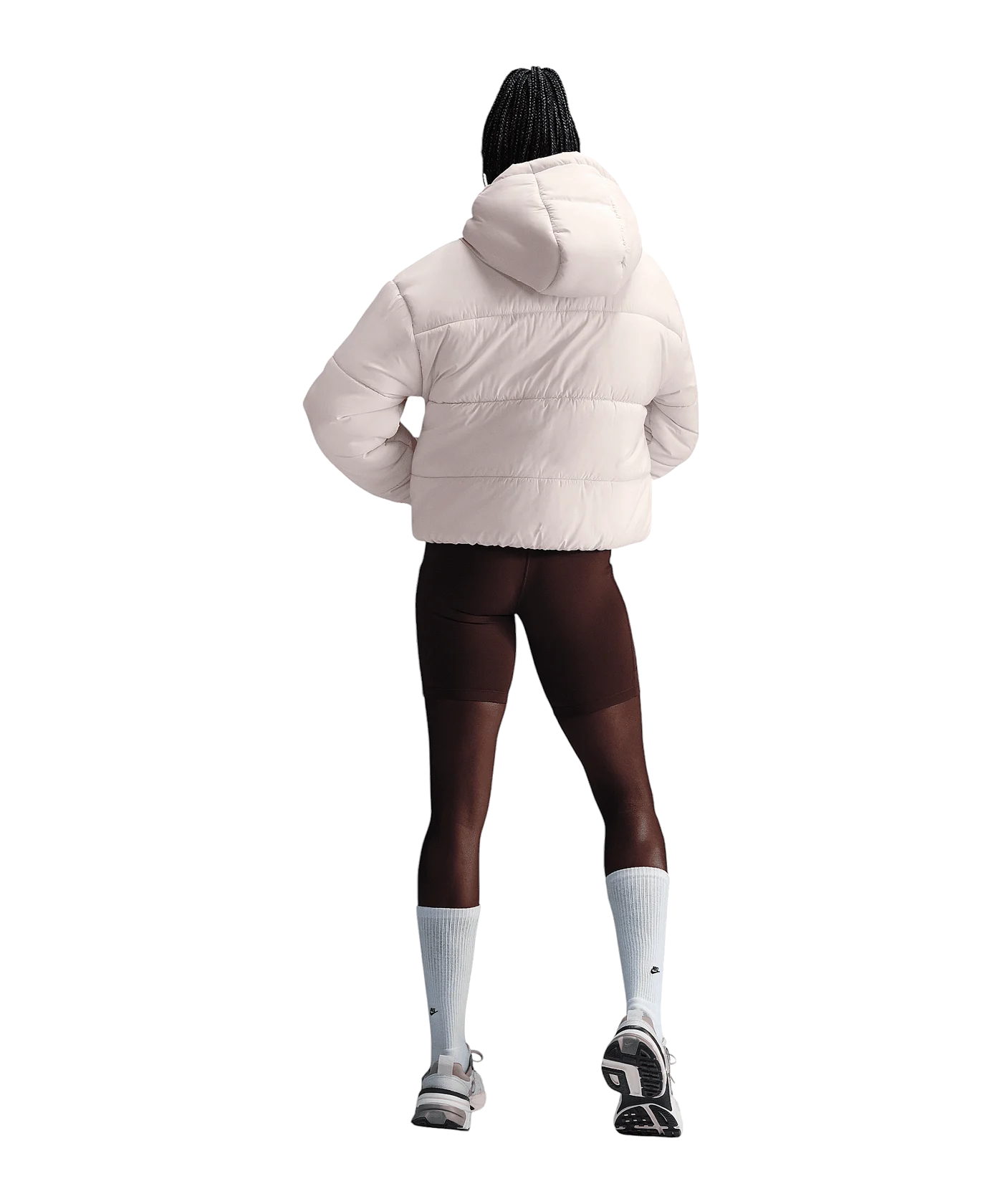 Nike Synthetic Puffer Jacke Damen Beige F104