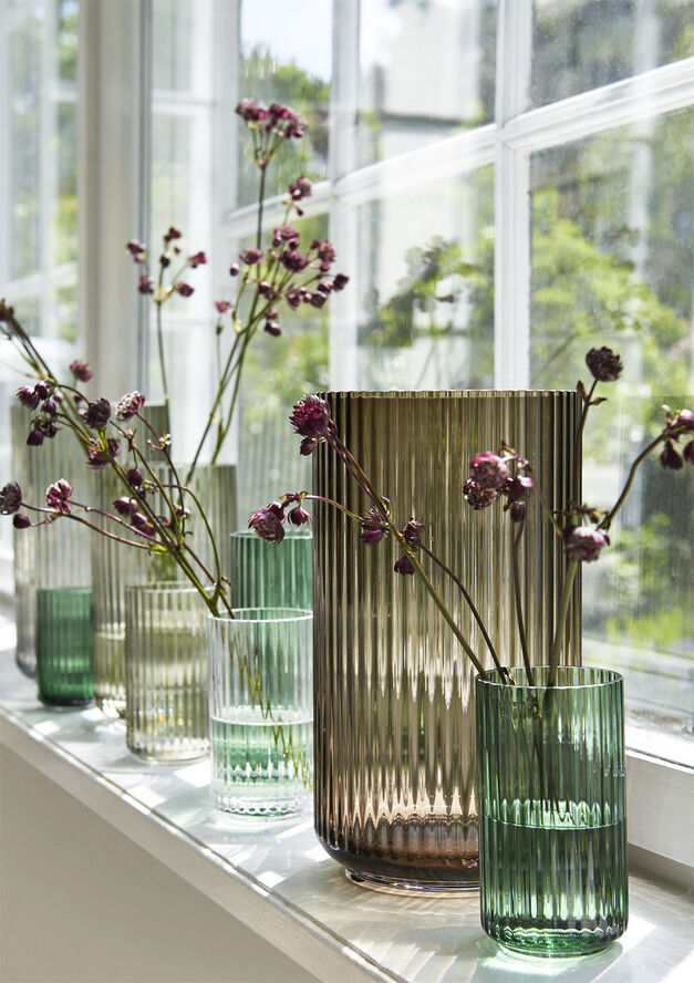 Lyngby Porcelæn Lyngby Vase 20cm glass Grøn