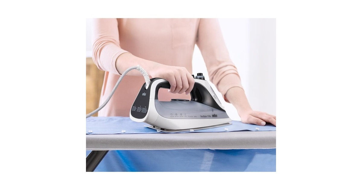 BraunTexStyle 7 Pro stoomstrijkijzer SI 7149  (Wit/zwart)