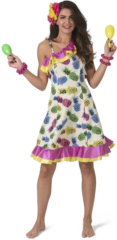 Carnavalsjurk - Ananas Print - Polyester