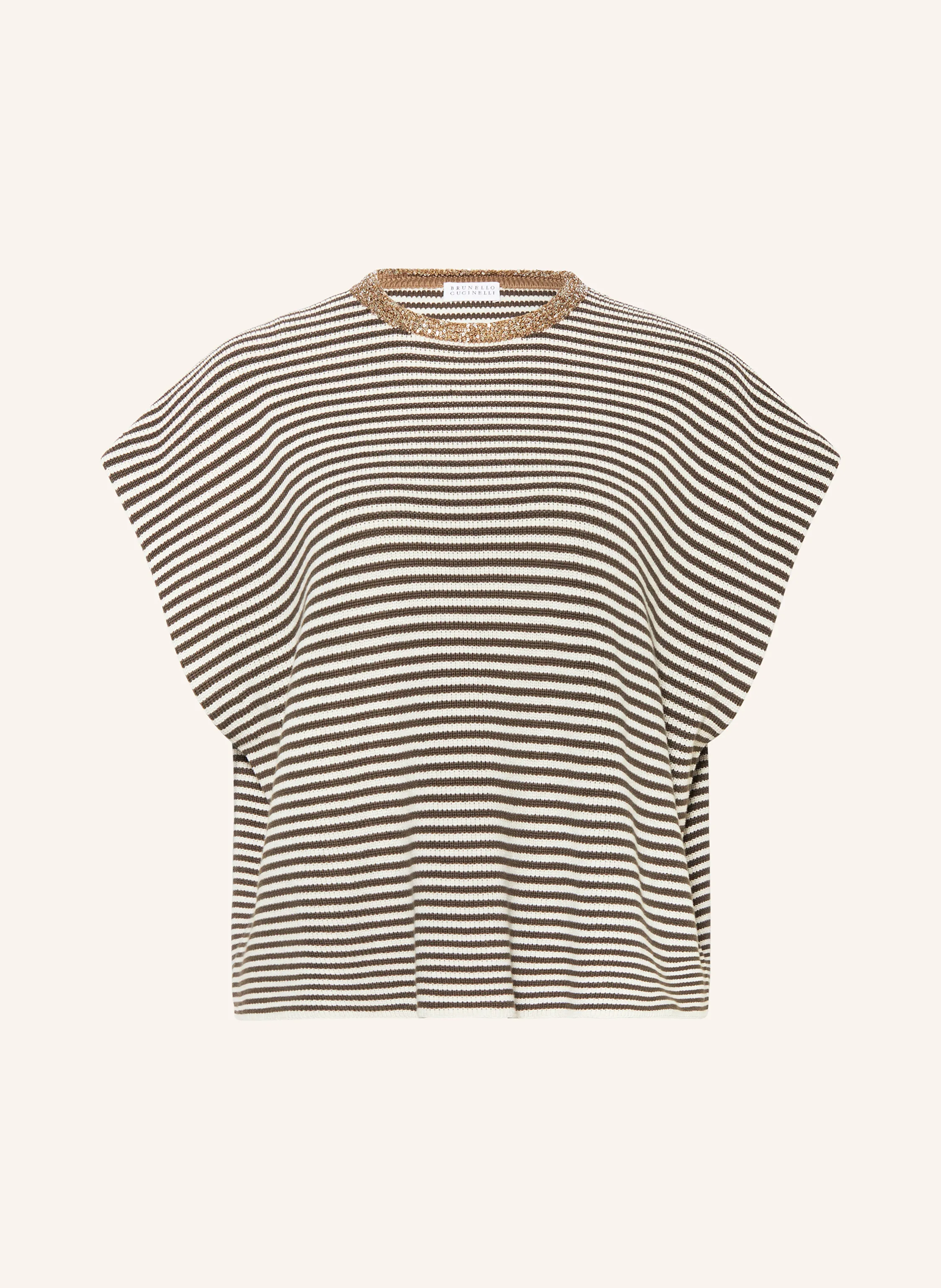 BRUNELLO CUCINELLI Strickshirt mit Pailletten