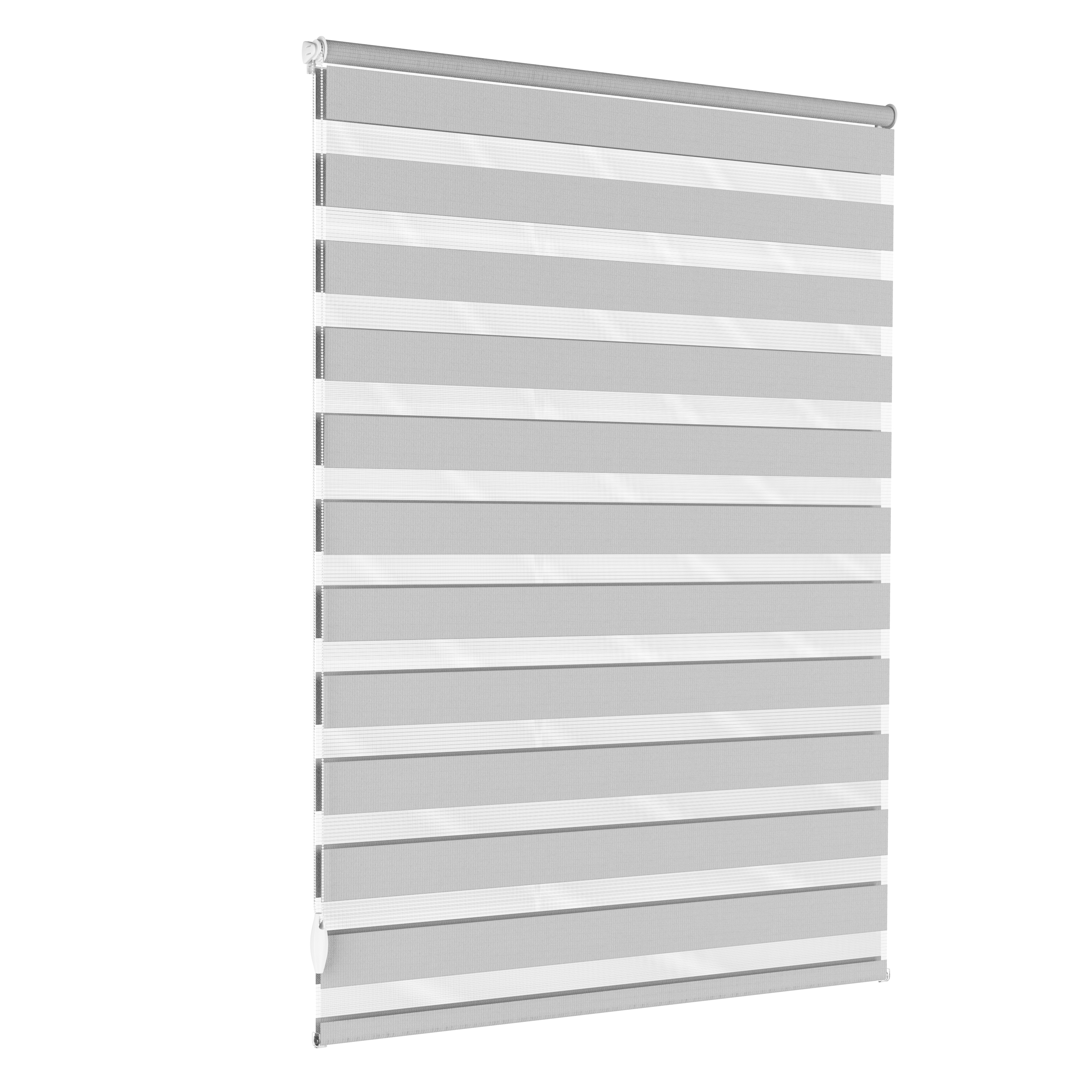 Doppelrollo grau 100 x 140 cm