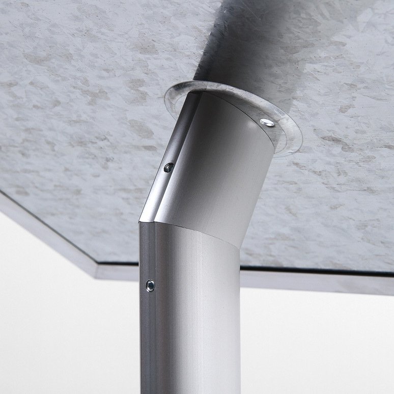 Présentoir sur pied cadre aluminium de 25 mm