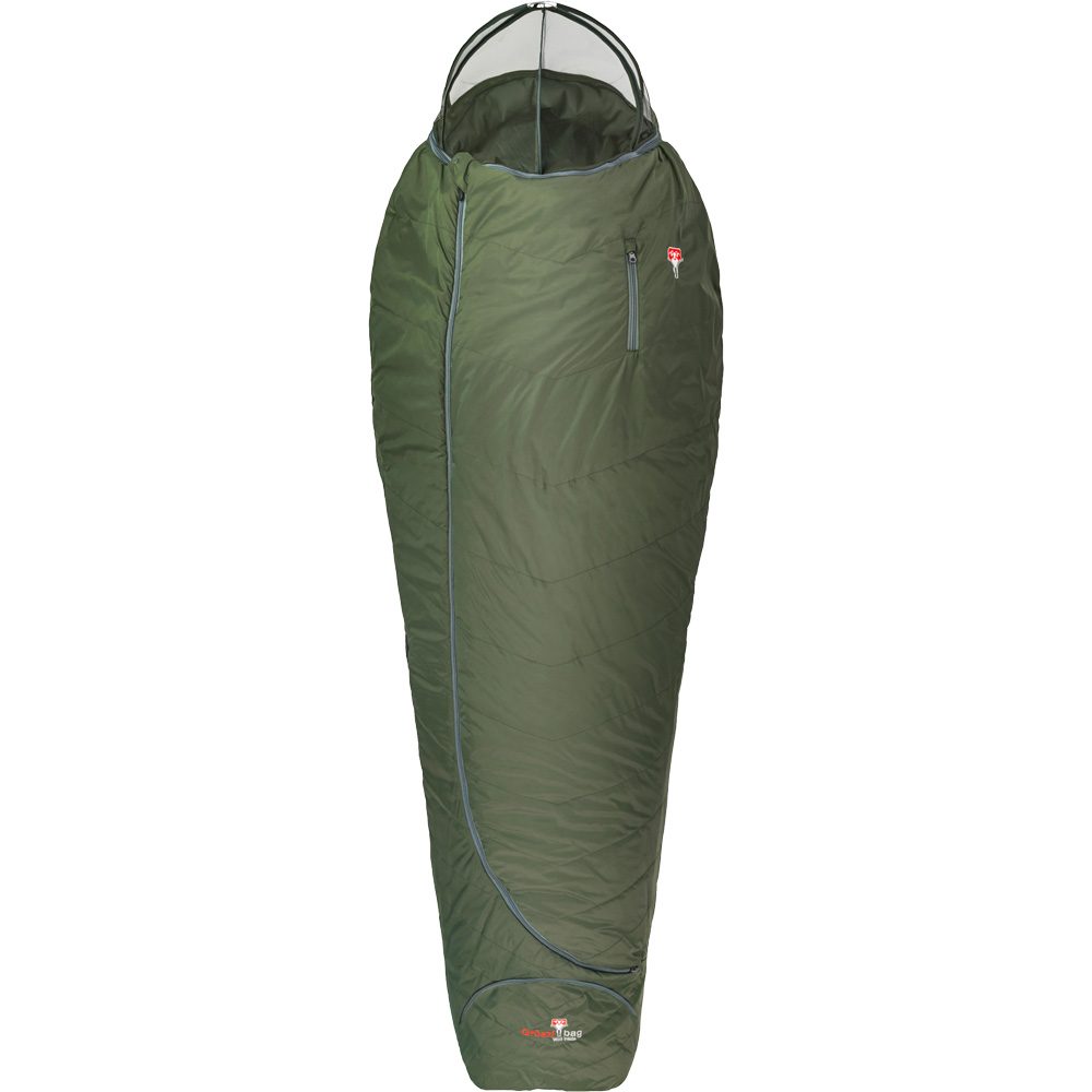 Grüezi Bag Biopod Wolle Survival Schlafsack greenery