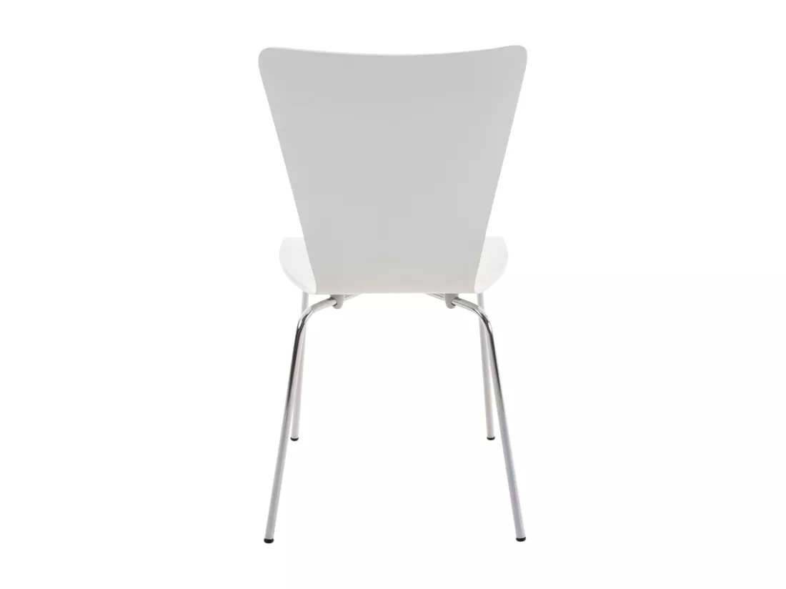 Chaise de conférence - Bois - Blanc - Aaron