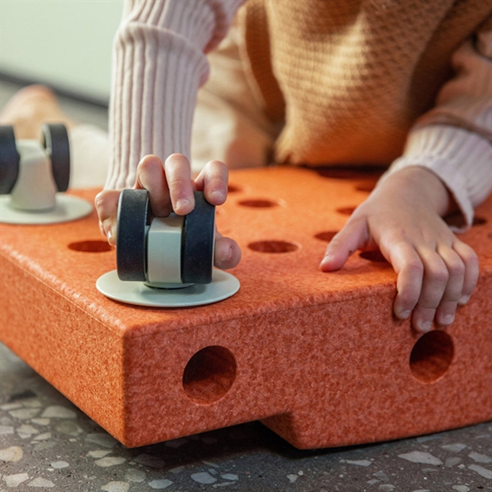 Rullebræt Burnt Orange/Dusty Green - MODU | Luksusbaby