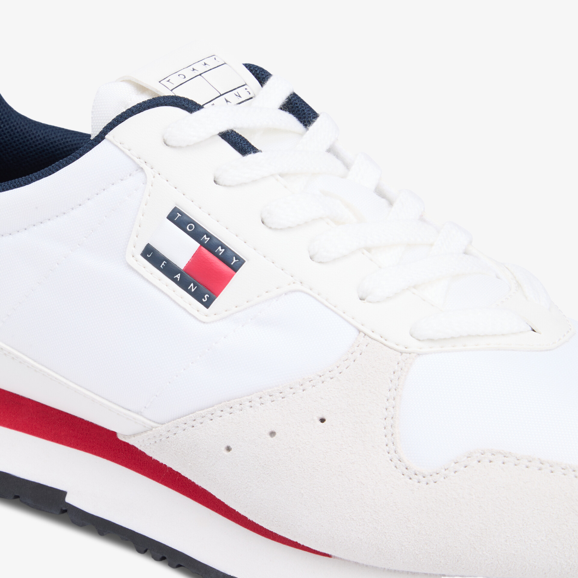TOMMY JEANS Herren Sneaker Low weiß
