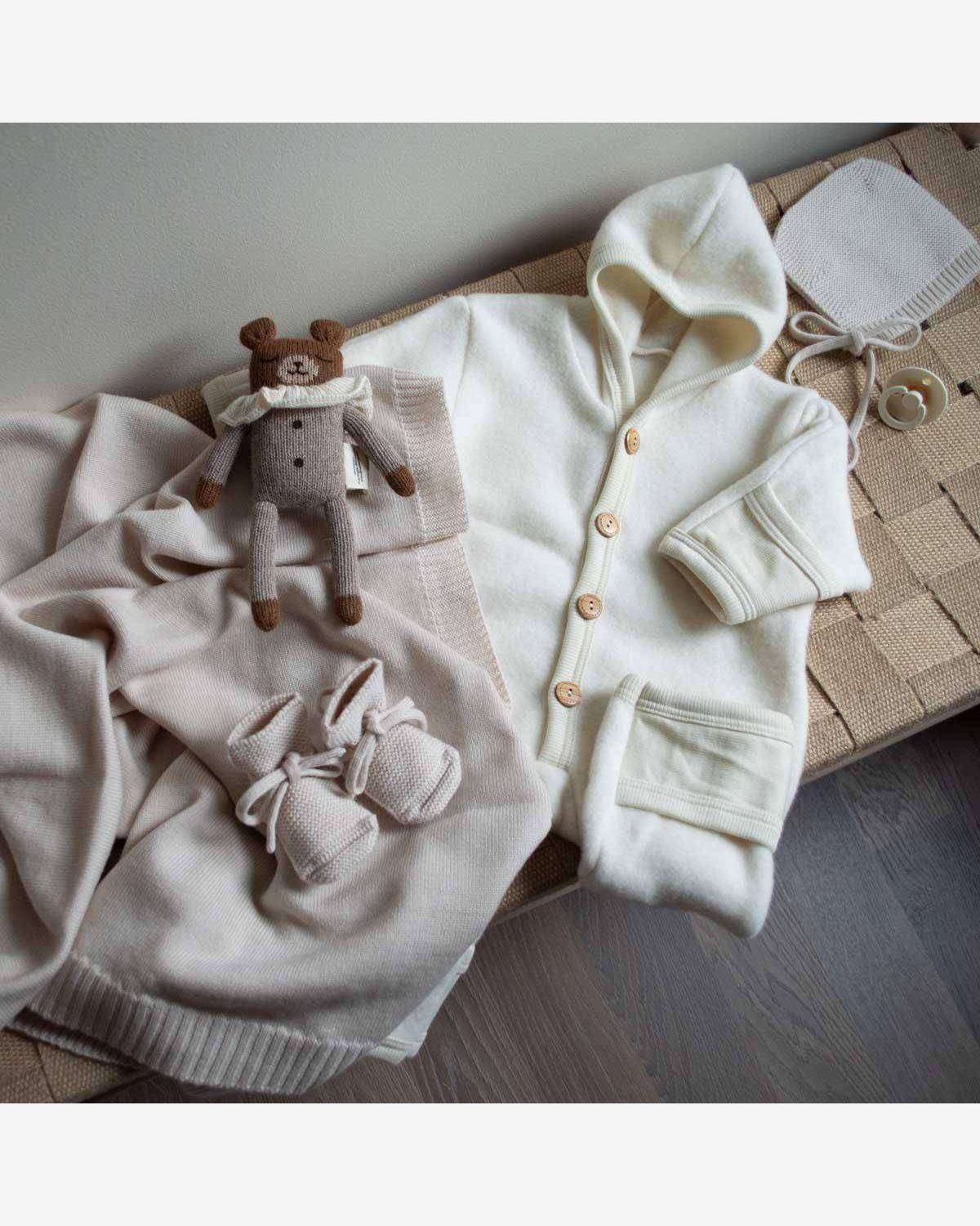 Ulldress i ullfleece – Tykk kvalitet – Ubehandlet ull