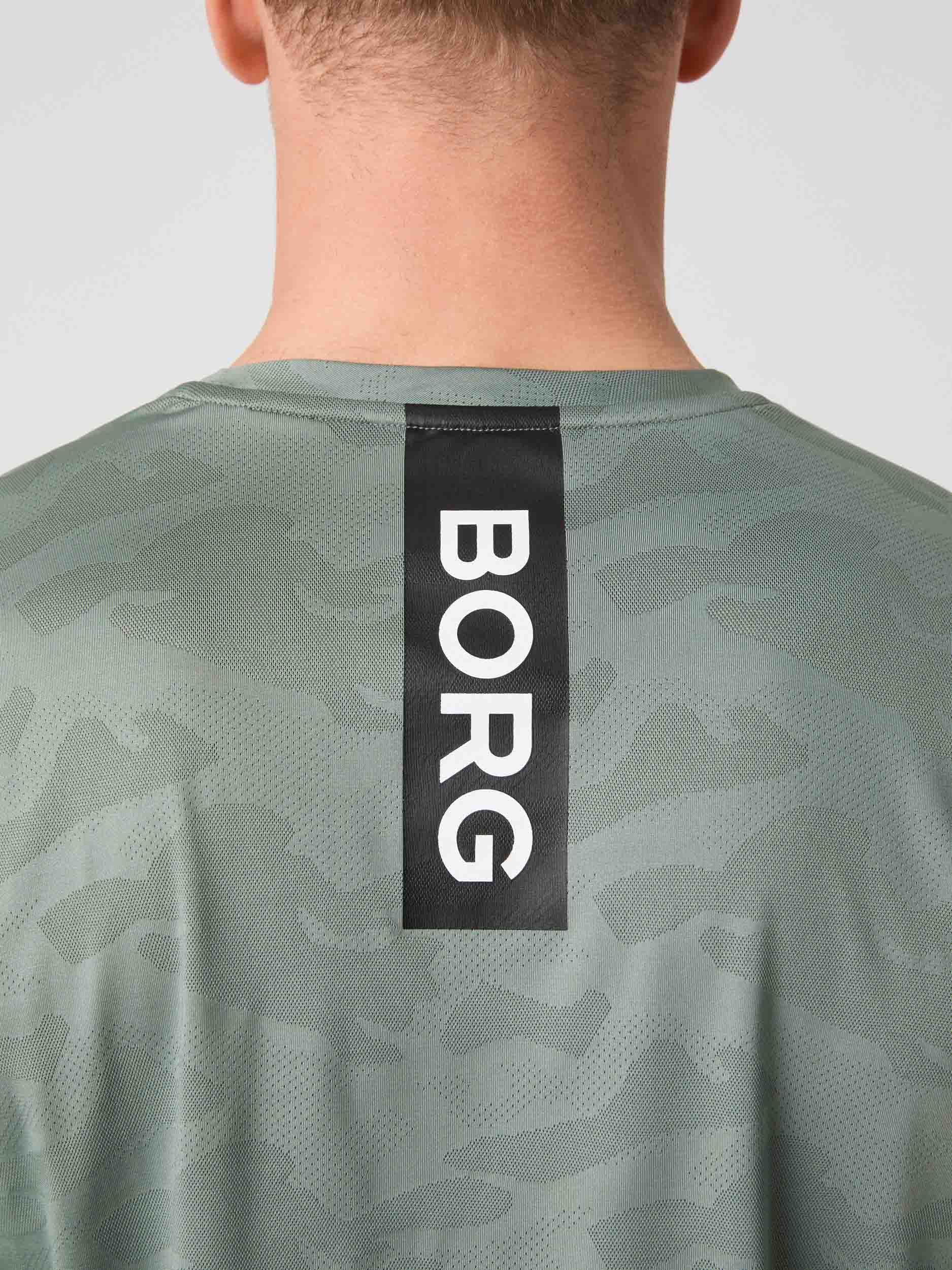Borg Performance Long Sleeve Tee Herre GN081/Agave Green