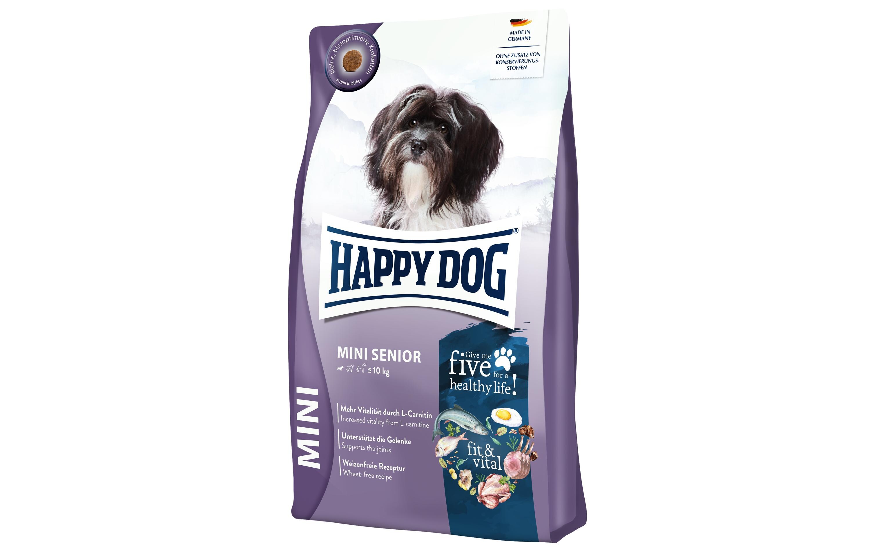 Trockenfutter Fit & vital Mini Senior, 4 kgAlleinfuttermittel für Hundesenioren bis 10 kg