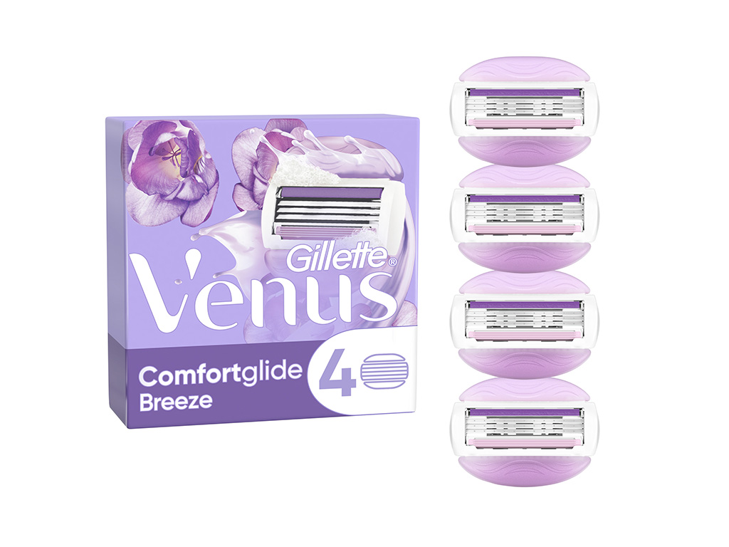 Recarga de Lâminas ComfortGlide Breeze Venus 4 un