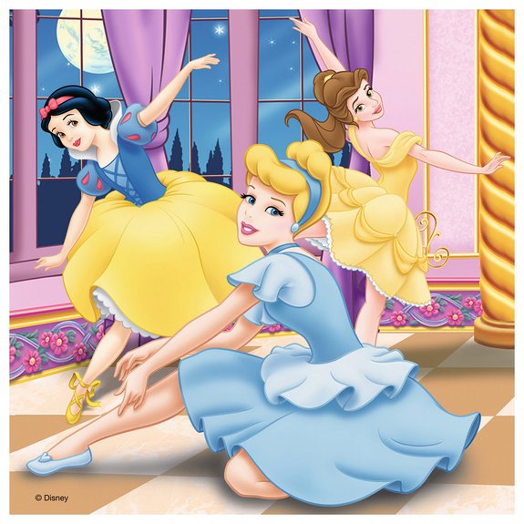 Puzzles 3x49 pièces - Rêves de princesses  Princesses