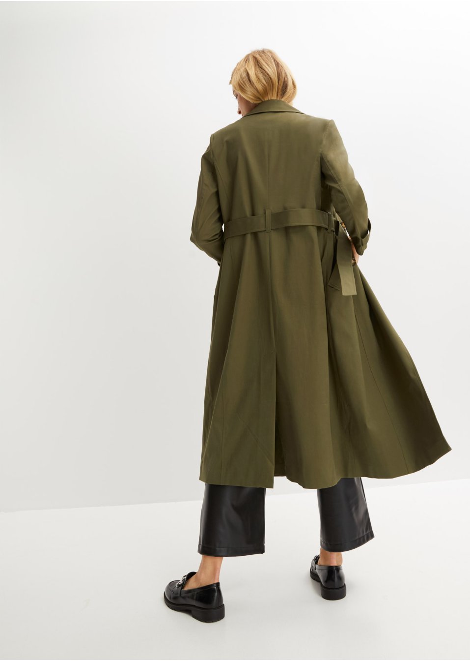Trench-coat avec ceinture (Ens. 2 pces.)
