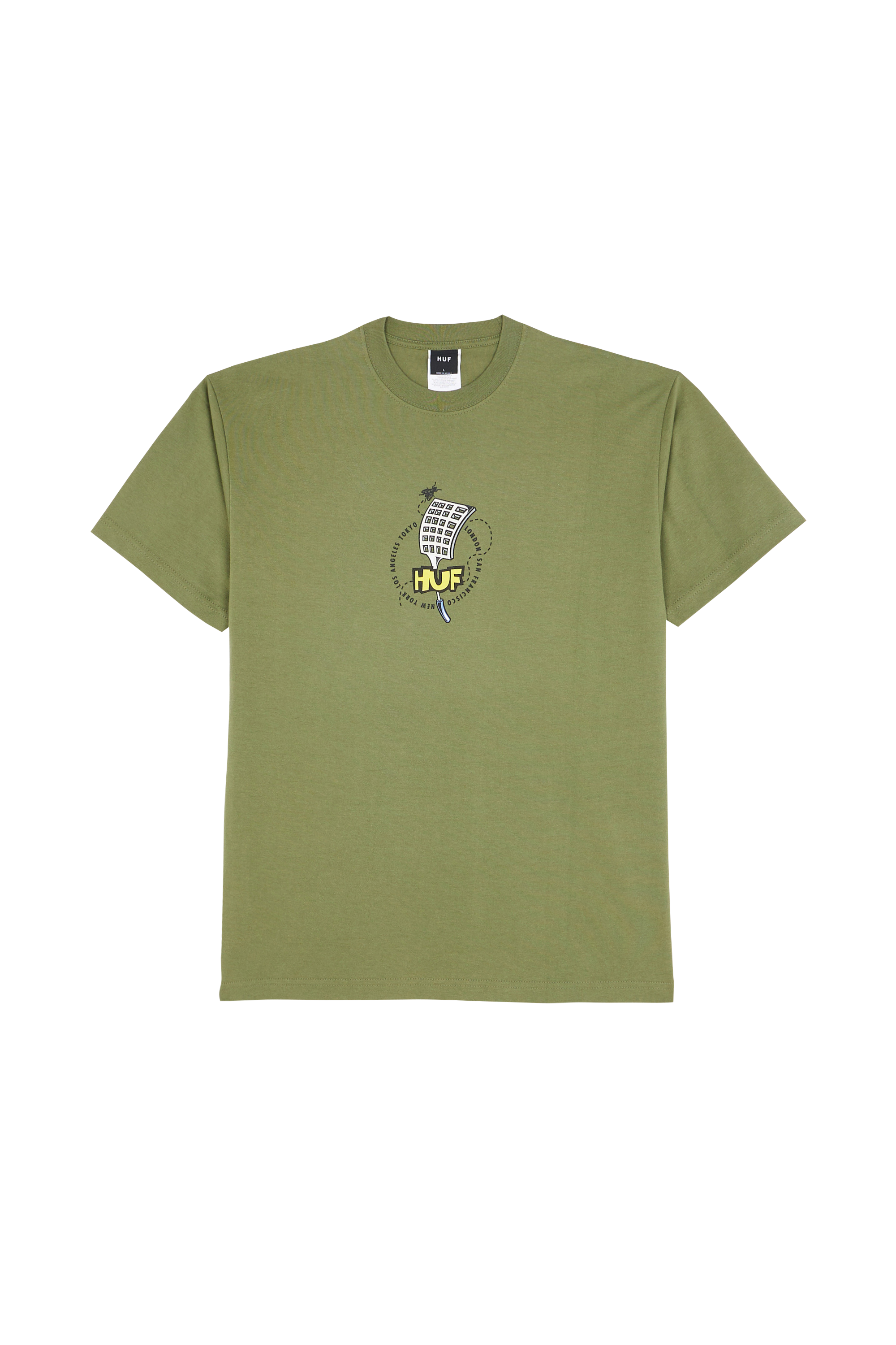 HUF T-shirt  SWAT TEAM Vert
