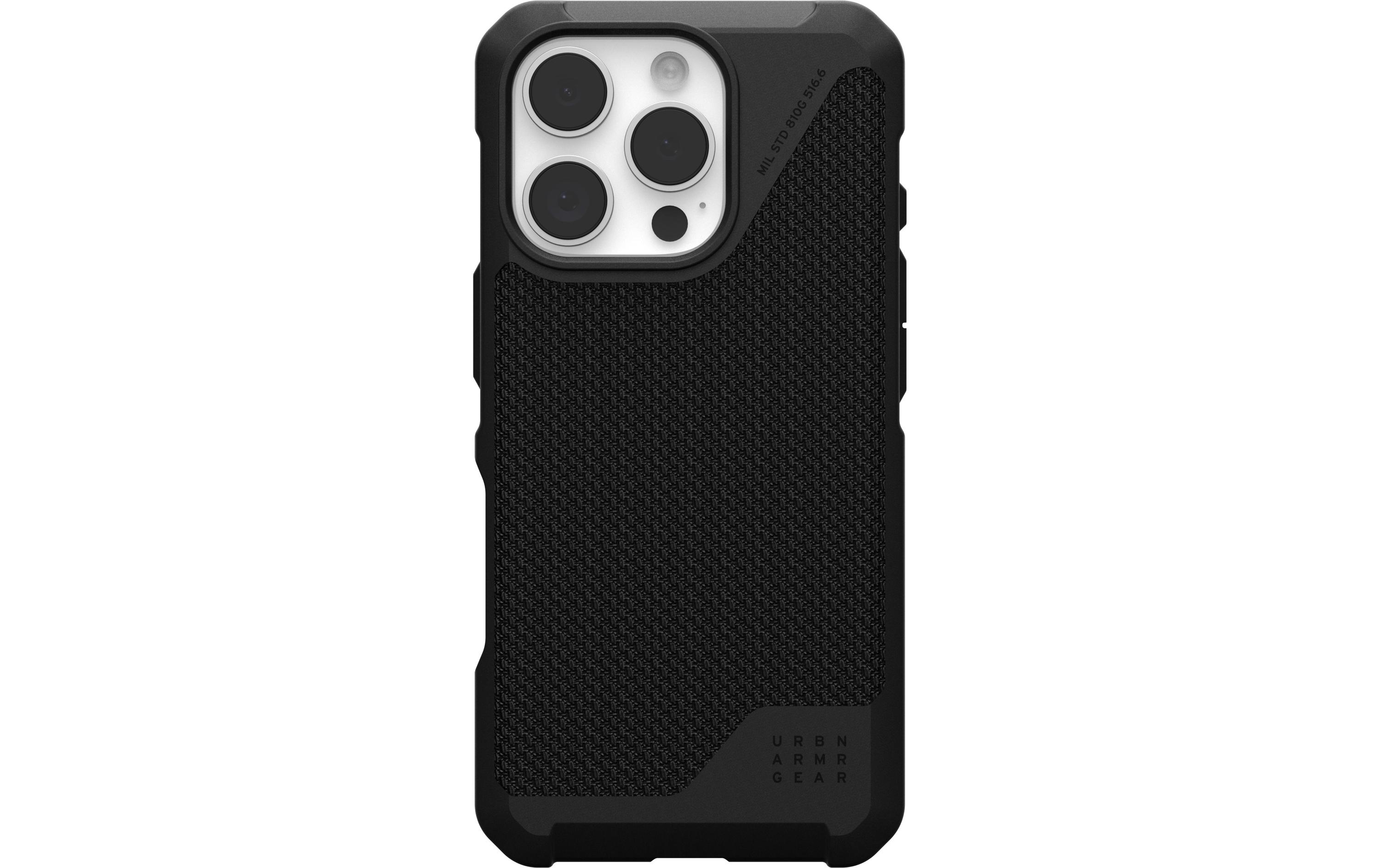 Back Cover Metropolis LT iPhone 16 Pro Kevlar BlackSchutzhülle für das Apple iPhone 16 Pro