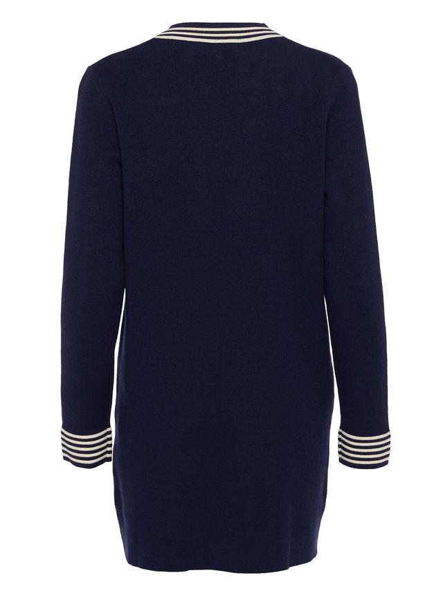 Long Cardigan mit Taschen