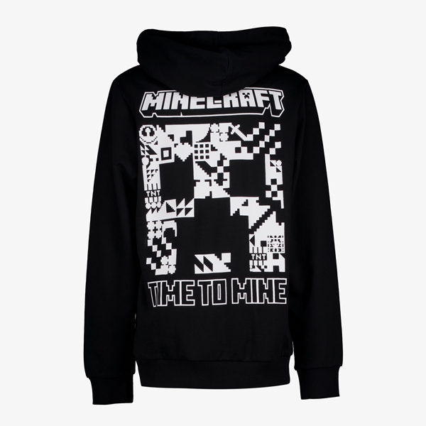 Unsigned jongens hoodie minecraft zwart
