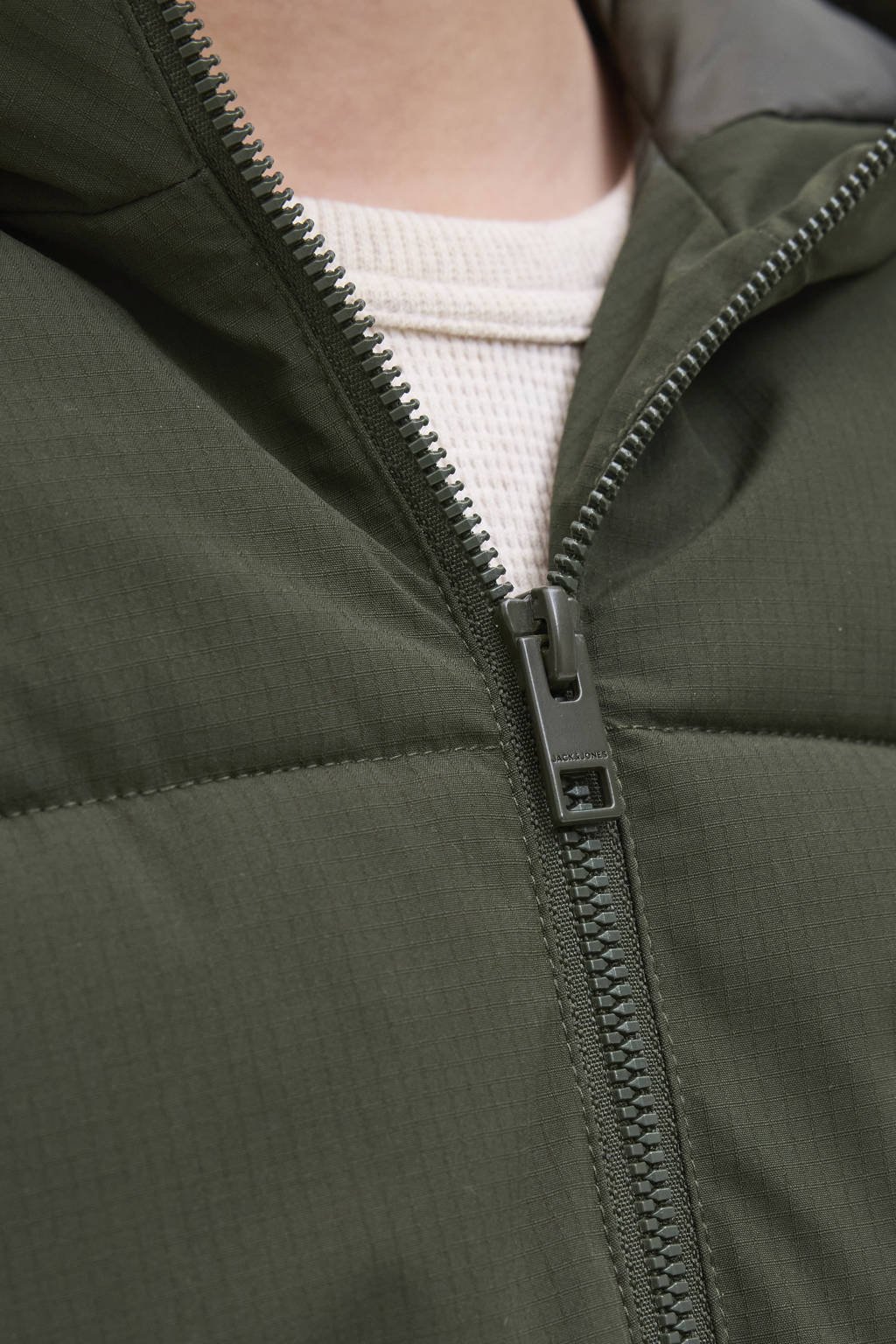 JACK & JONES JUNIOR gewatteerde jas donkergroen