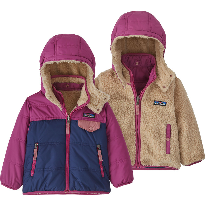 Patagonia Kinder Baby Reversible Tribbles Hoodie Jacke