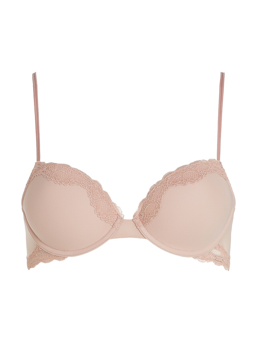CALVIN KLEIN ROUPA ÍNTIMA<br>Balconete-BH Renda Macia e Transparente