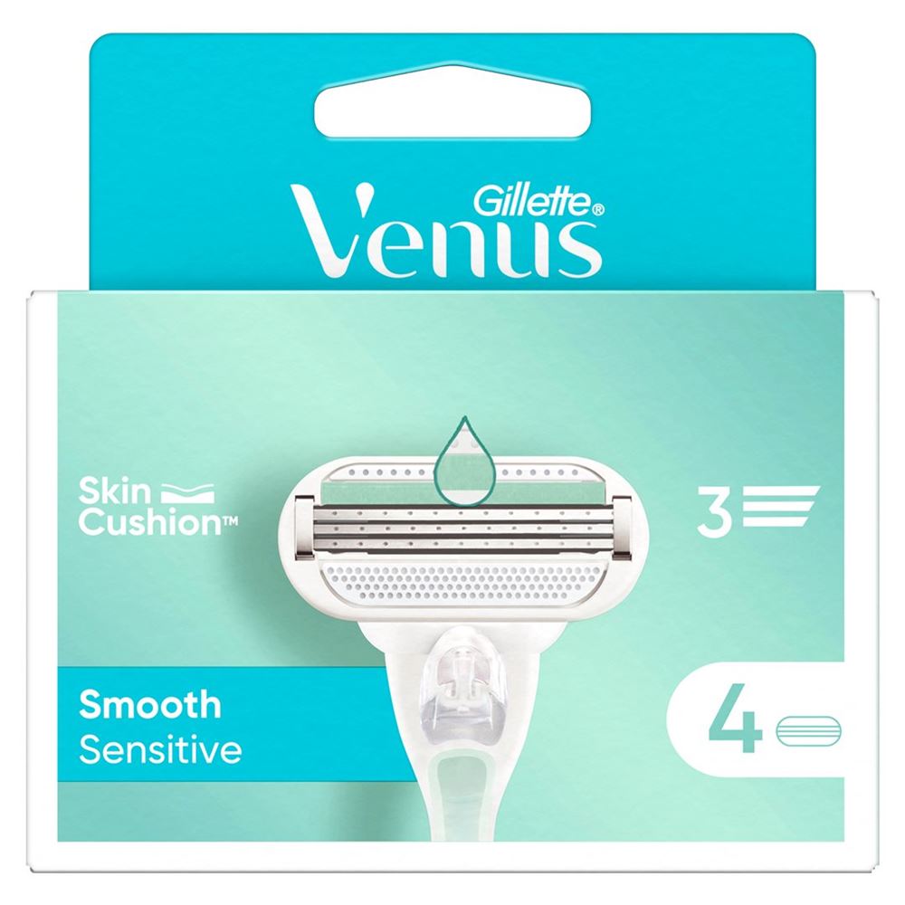 Gillette Venus Smooth Sensitive Systemklingen<br>4 Stück