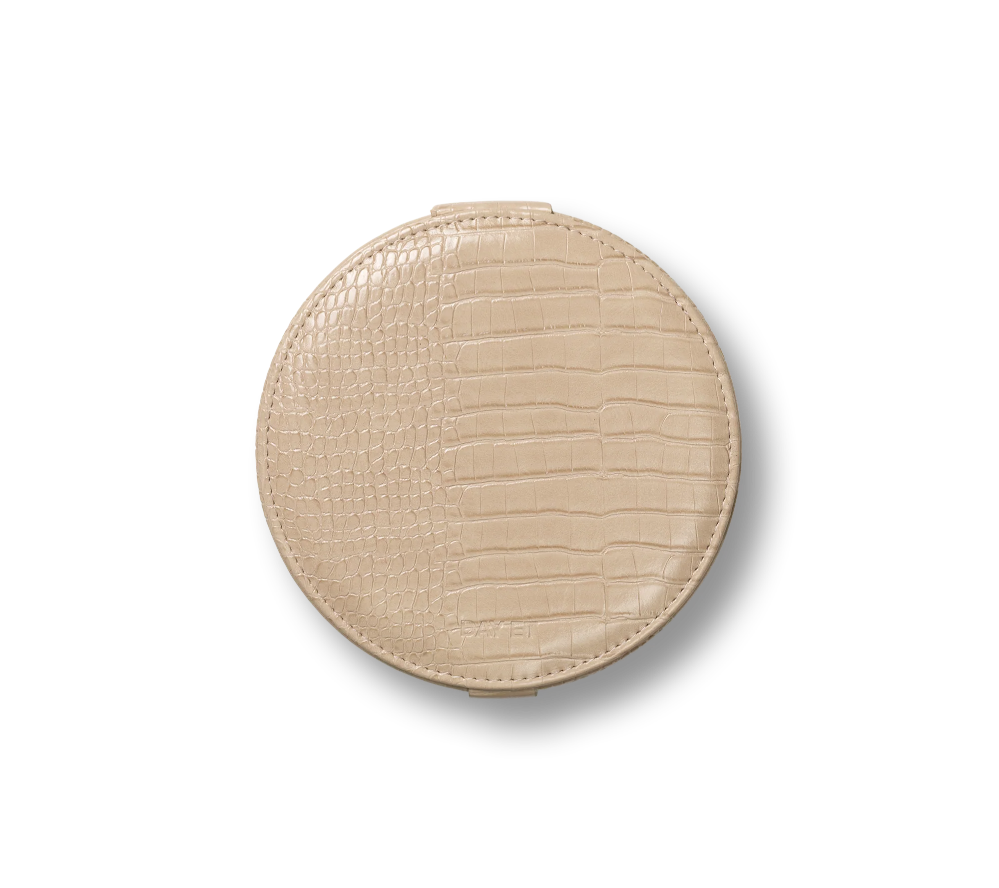 DAY ET  Day Croc Round smykkeskrin, stor - creme
