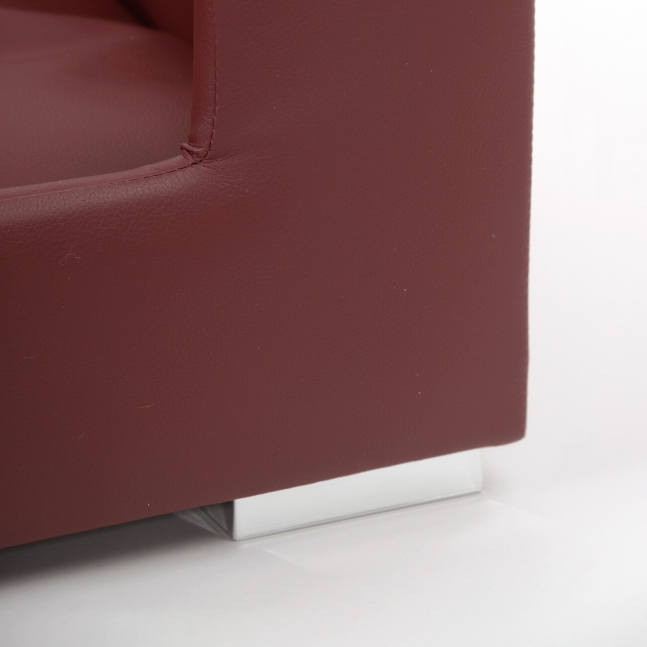 Rohrschneider Hundesofa mit Gratis-Beigabe, Hundecouch Kunstleder bordeaux