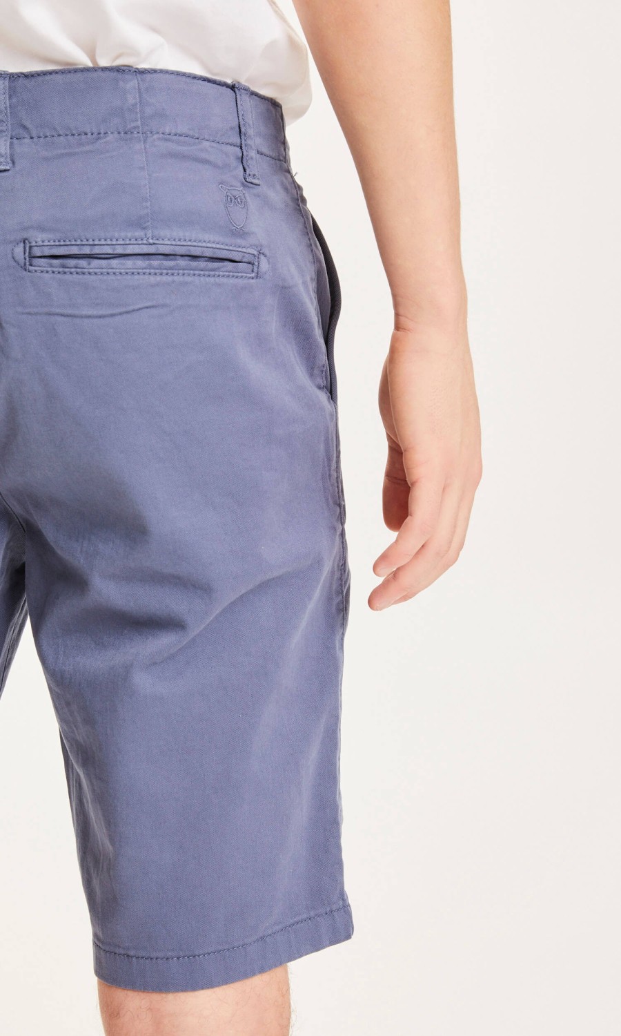 Knowledge Cotton Apparel Chino-Shorts Chuck Vintage Indigo