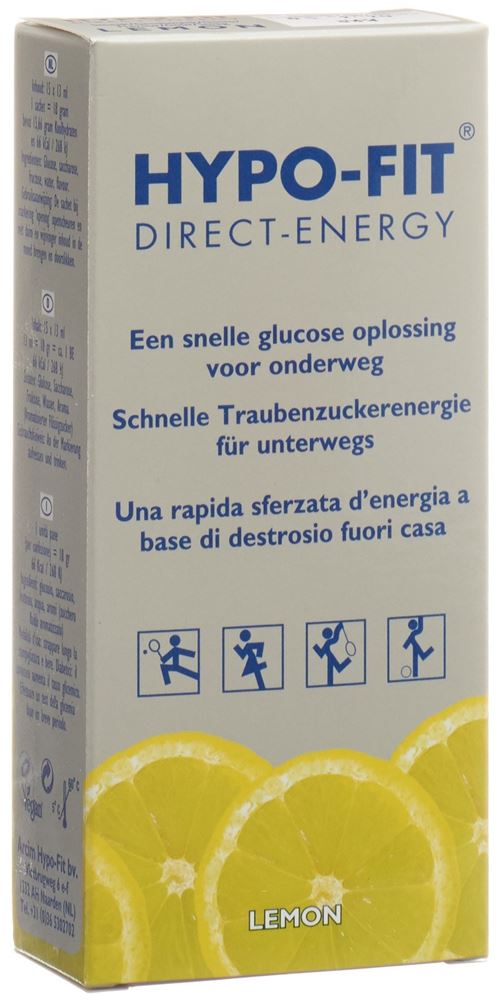 HYPO-FIT Flüssigzucker liq Lemon Btl 15 Stk