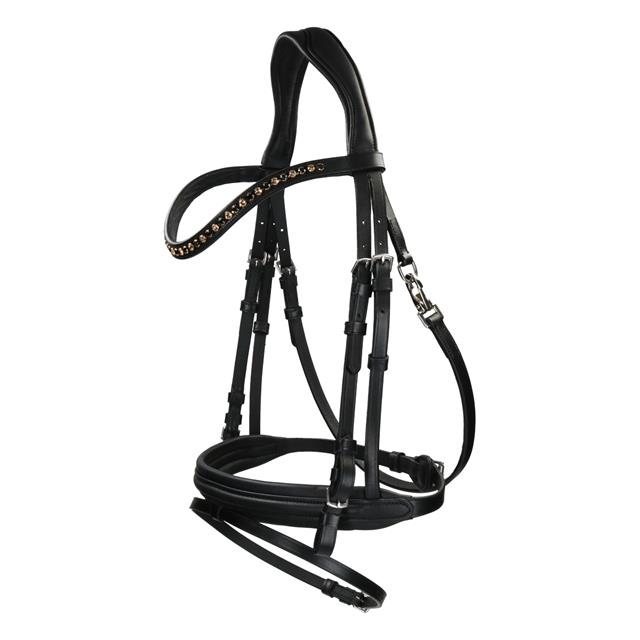 Hoofdstel HORSEGEAR HGLembut Soft Zwart