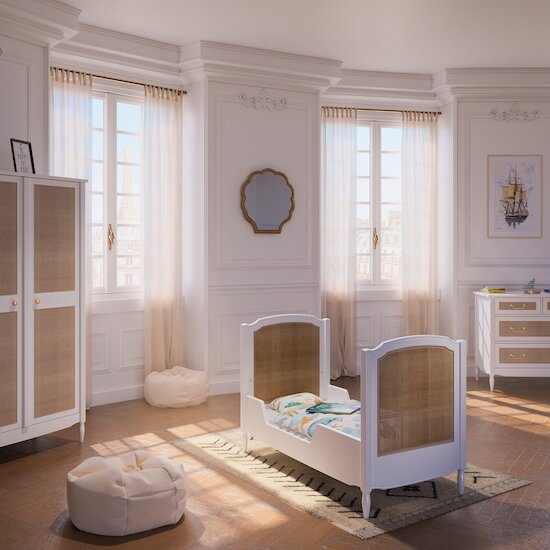 Hermione Lit bébé   Neige        60 x 120 cm   de               Théo