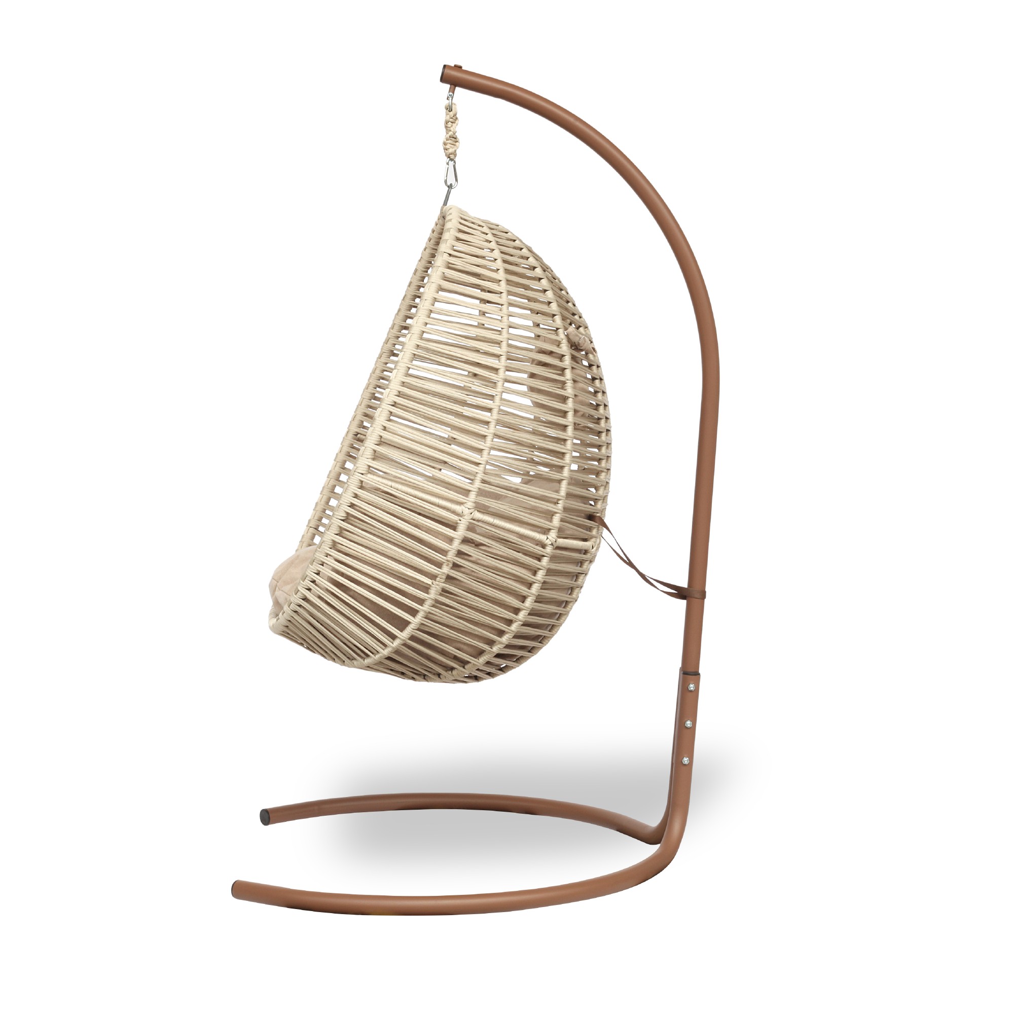 Freischaukler 'Alexis'  mit Polstern, beige, H 200 cm, B 115 cm, T 120 cm günstig bestellen