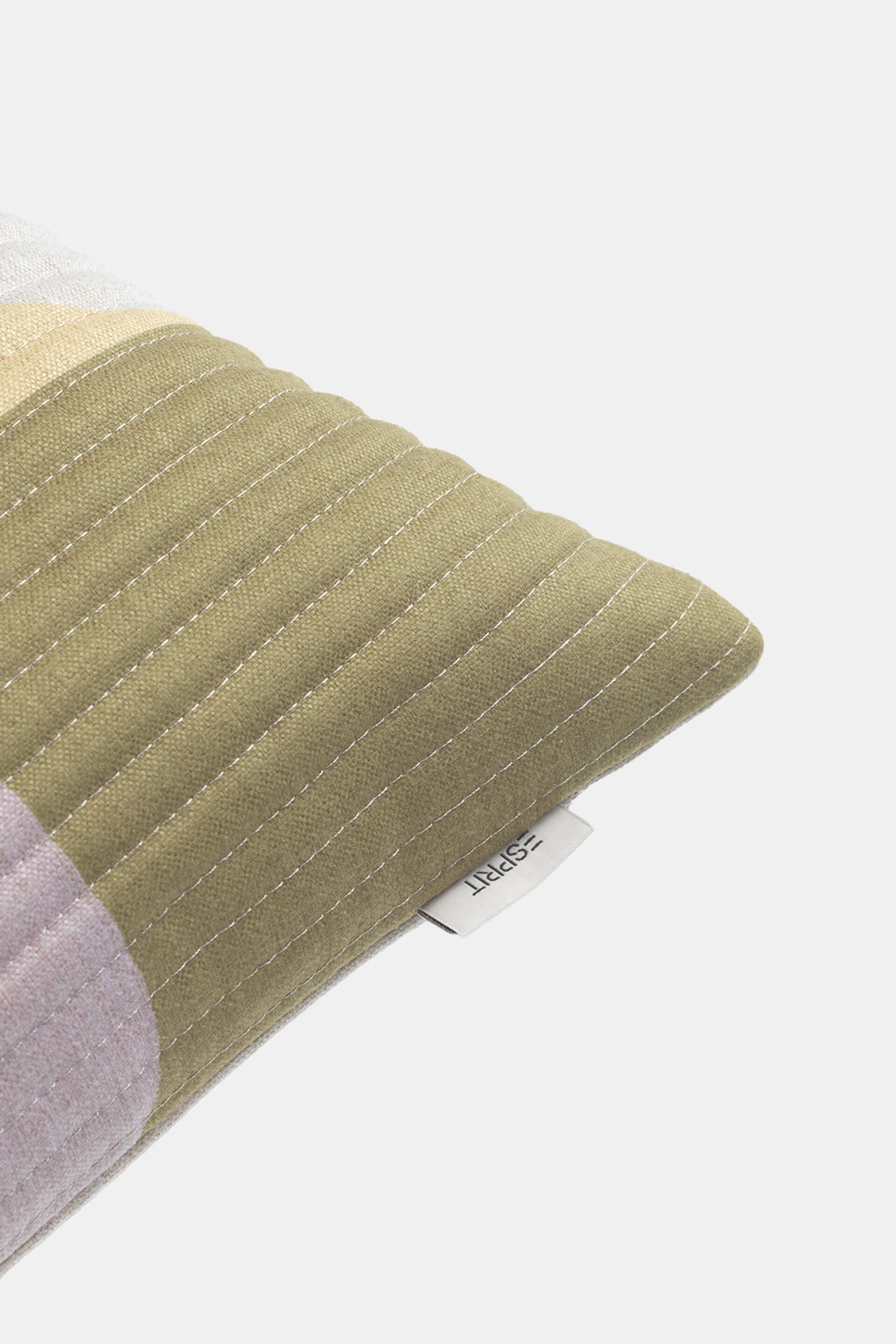Housse de coussin animée d’un motif rétro multicolore
