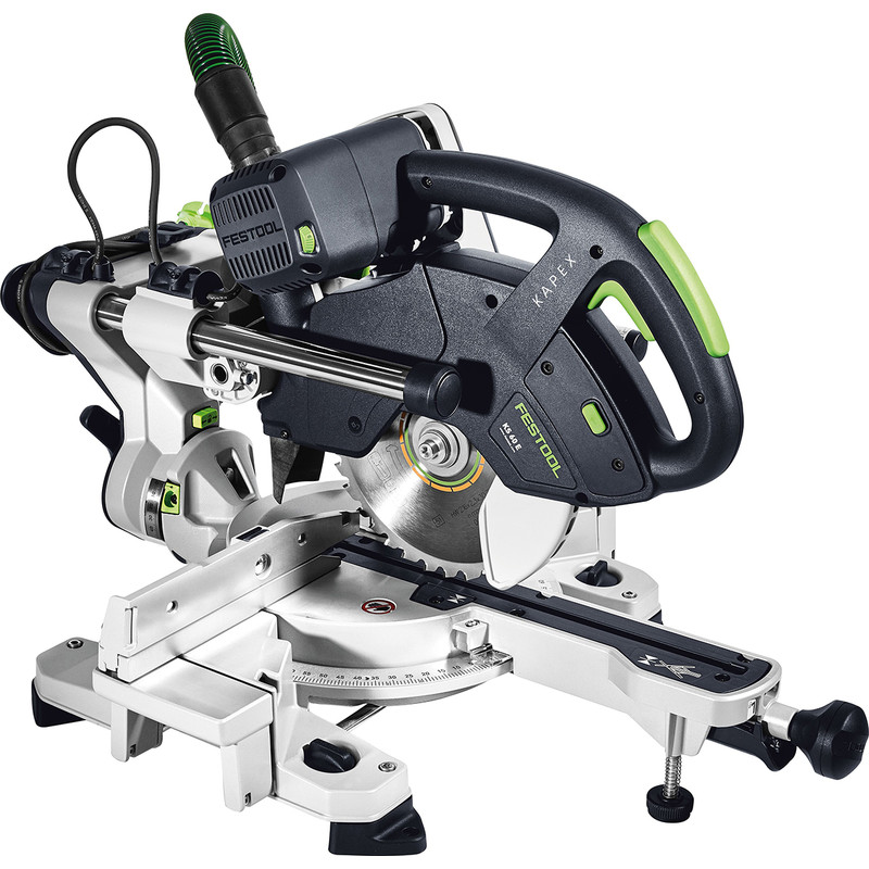 Festool Kapex KS 60 E-SET radiaal afkort- & verstekzaagmachine 1.200W 216mm