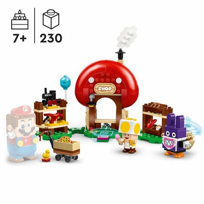LEGO Super Mario 71429 Ekstrabanesettet Nabbit besøker Toads butikk