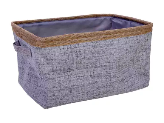 Panier de rangement en tissu 36x24x20