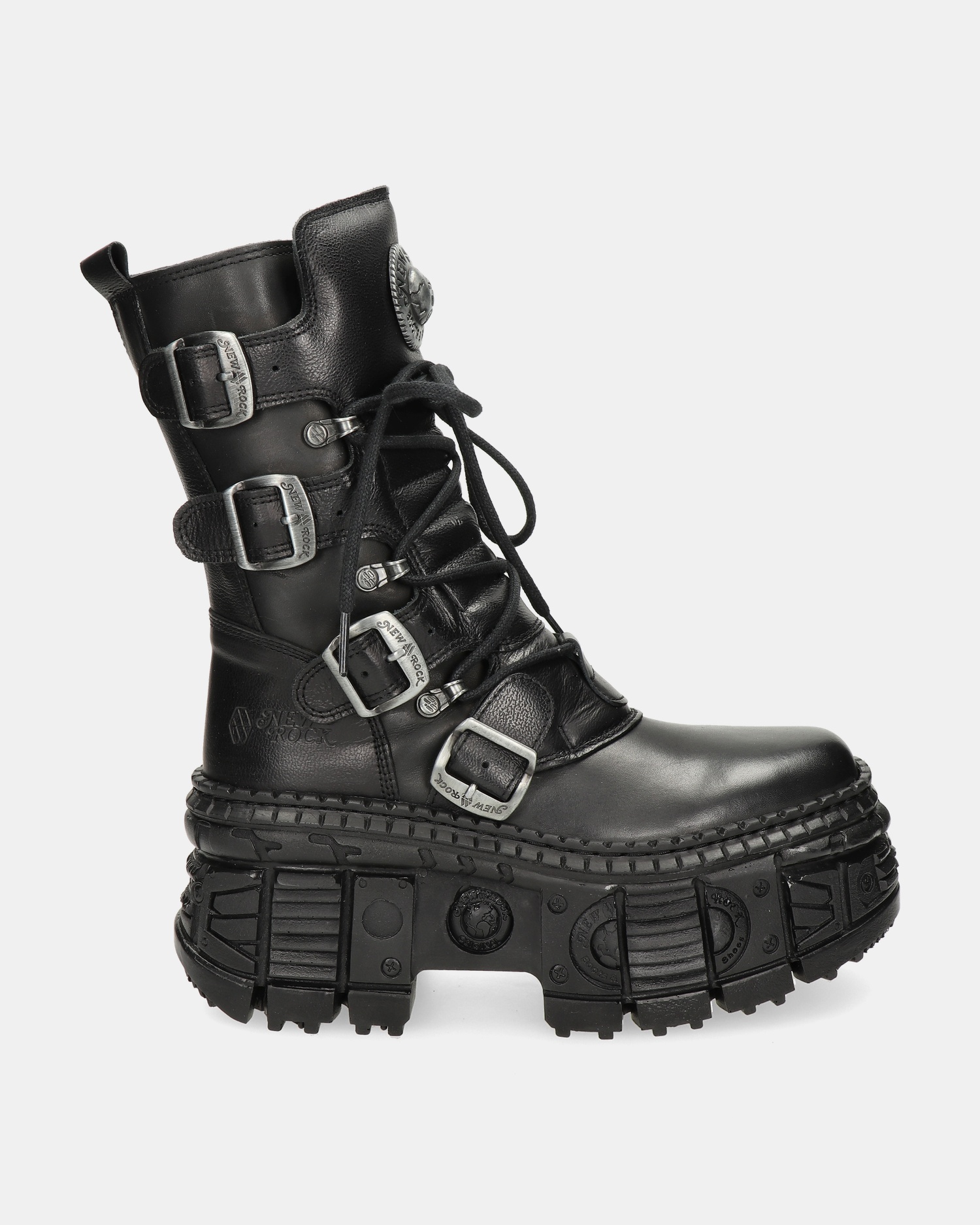 New Rock Imperfect M-TANK Hoge laarzen  - zwart