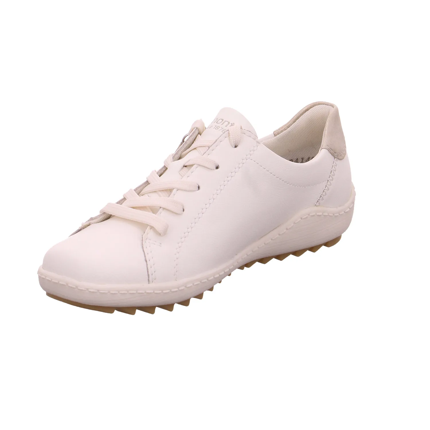 REMONTE Schnürschuh Weiss Leder