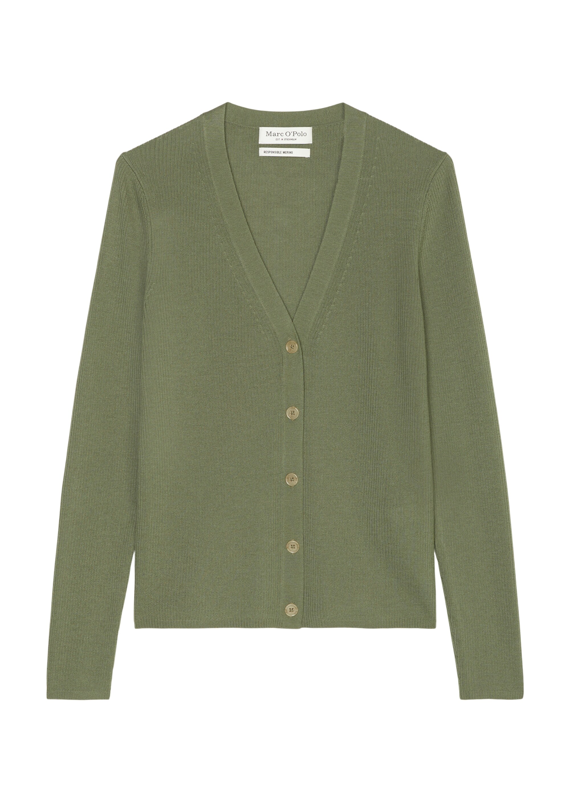 V-Neck-Cardigan slimaus softer Merinowolle