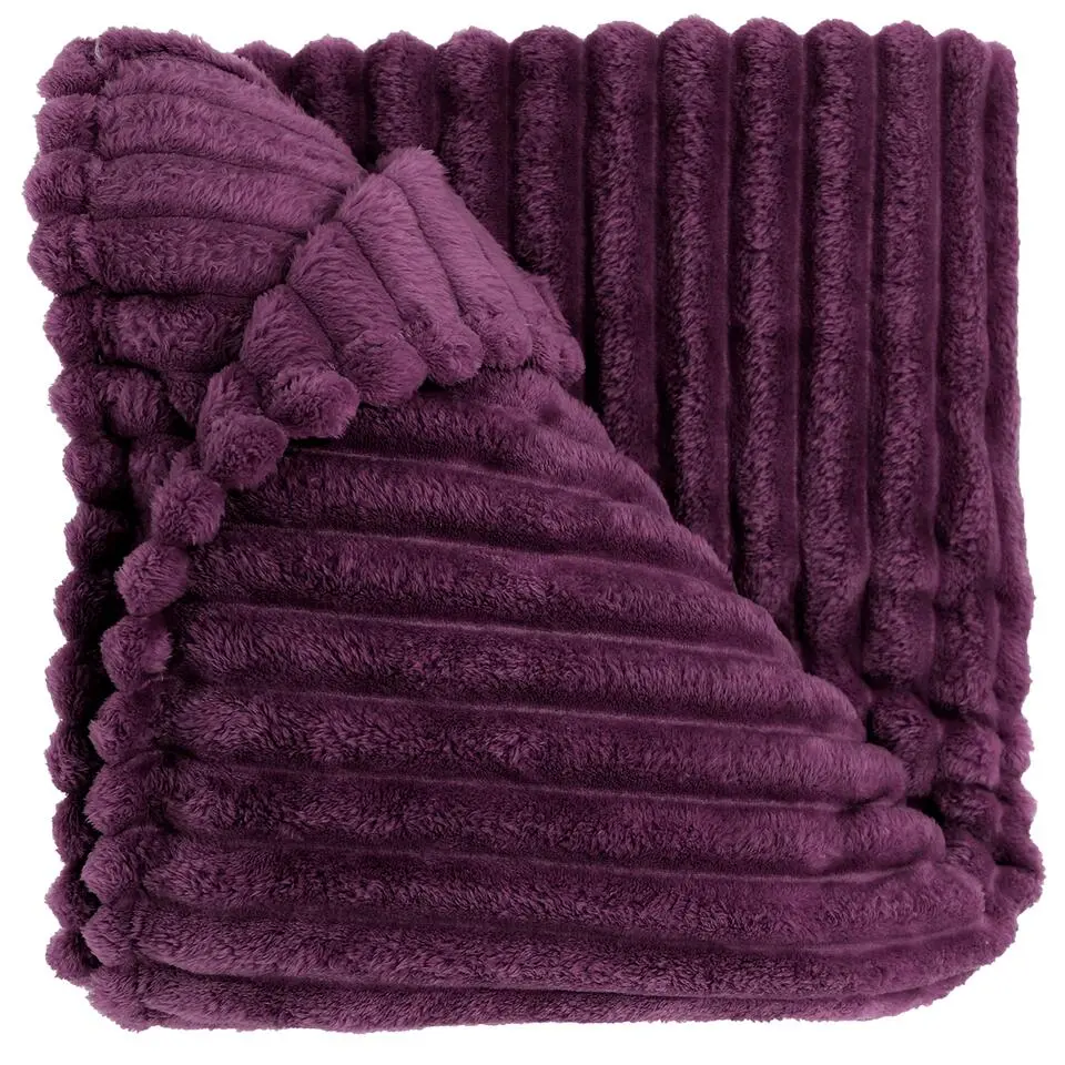 Unique Living - Plaid Lex 150x200cm - Dark Purple