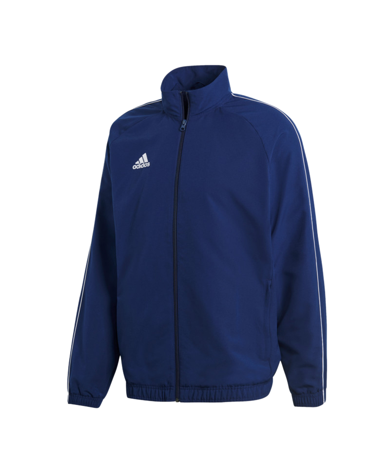 adidas Core 18 Präsentationsjacke Dunkelblau Weiss