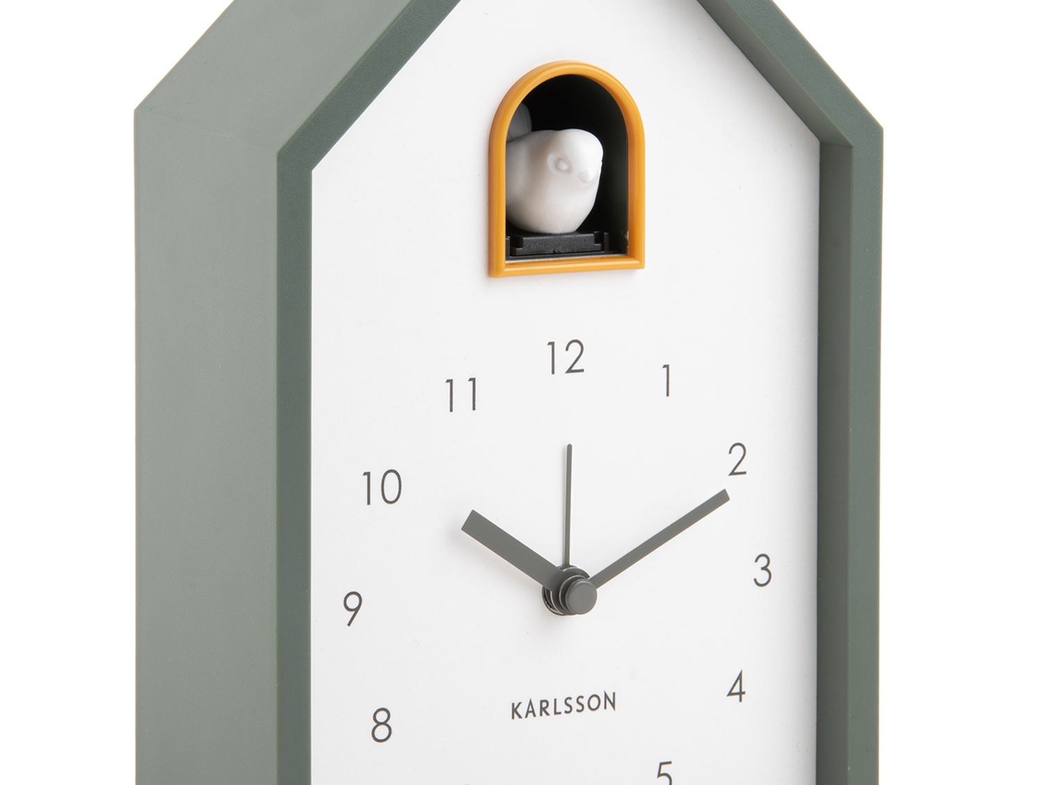 Alarm clock Modern Cuckoo jungle green